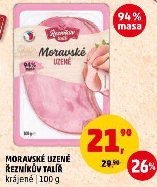 Moravské maso uzené Řezníkův talíř