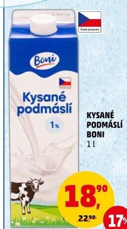 Nápoj podmáslí kysané Boni