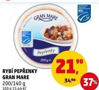 Rybí pepřenky Gran Mare