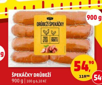 Špekáčky drůbeží Řezníkův talíř