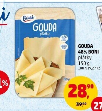Sýr Gouda 48% Boni