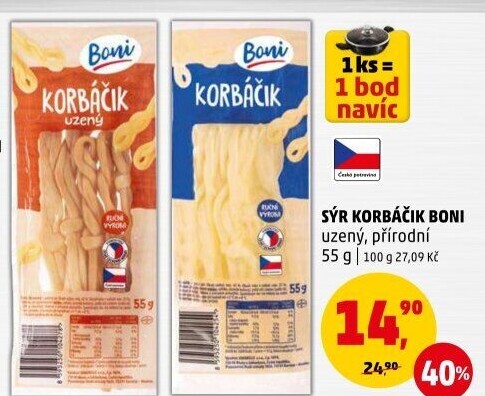 Sýr Korbáčky Boni