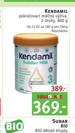 Kendamil pokračovací mléčná výživa