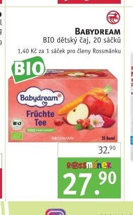 Babydream BIO dětský čaj