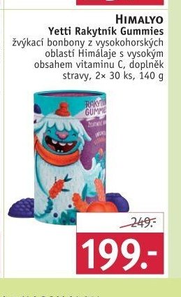 Himalyo Yetti Rakytník Gummies
