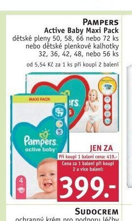 Pampers Active Baby Maxi Pack
