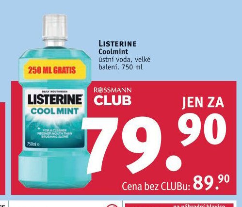 LISTERINE Coolmint ústní voda