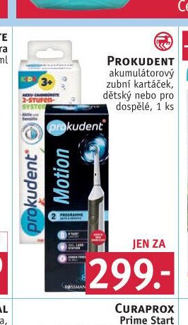 PROKUDENT akumulátorový zubní kartáček