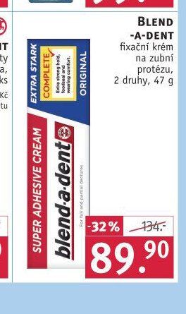 BLEND-A-DENT fixační krém