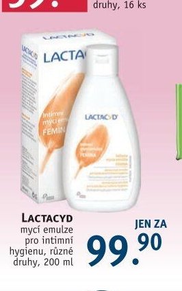 Lactacyd mycí emulze pro intimní hygienu