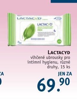 Lactacyd vlhčené ubrousky pro intimní hygienu