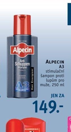 Alpecin A3 stimulační šampon proti lupům