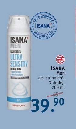 Isana Men gel na holení