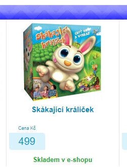 Skákající králíček