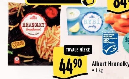 Hranolky mražené Albert
