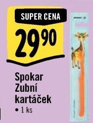 Kartáček na zuby dětský Spokar