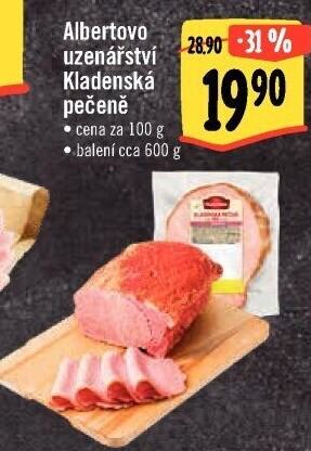 Kladenská pečeně Albertovo uzenářství