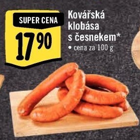 Klobása kovářská s česnekem