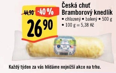 Knedlík bramborový Česká chuť