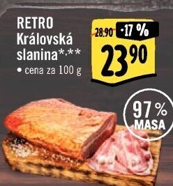 Královská slanina Albert Retro