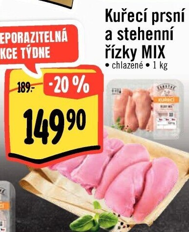 Kuřecí řízky mix Albert