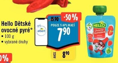 Ovocná kapsička Hello