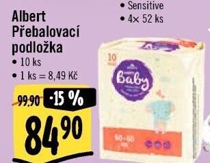 Podložky přebalovací Albert