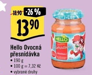 Přesnídávka ovocná Hello
