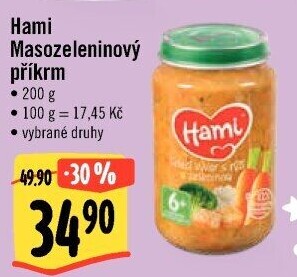 Příkrm masozeleninový Hami