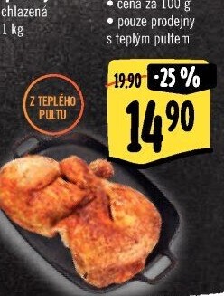 Stehno kuřecí grilované