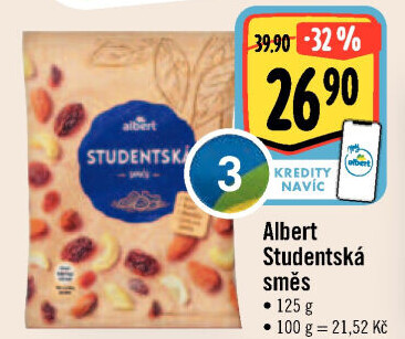 Studentská směs Albert