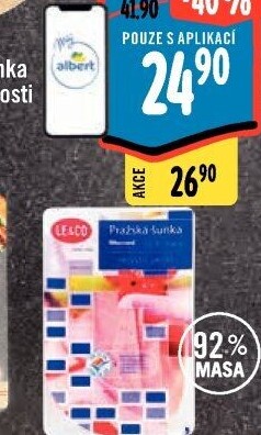 Šunka pražská nejvyšší jakosti LE&amp