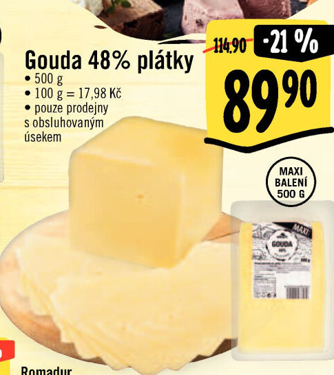 Sýr Gouda 48% Albert