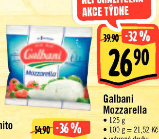 Sýr Mozzarella Galbani