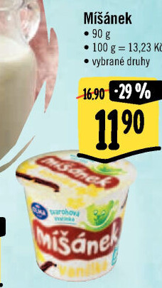 Tvarohová svačinka Míšánek Olma