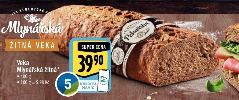 Veka Mlynářská žitná Albert