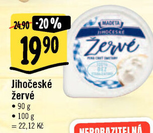 Žervé Jihočeské Madeta