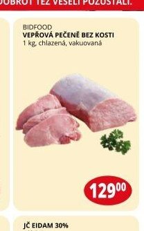 BIDFOOD VEPŘOVÁ PEČENĚ BEZ KOSTI