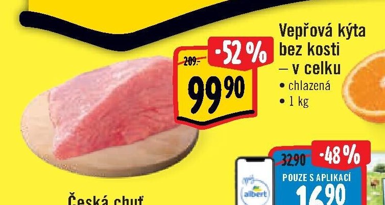Vepřová kýta bez kosti