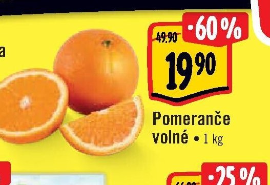 Pomeranče volné
