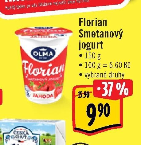Florian Smetanový jogurt