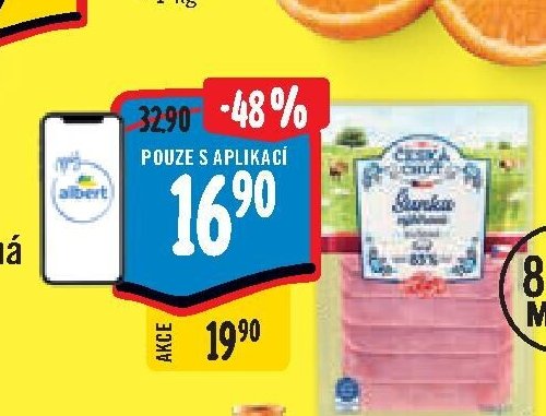 Česká chuť Šunka výběrová dušená