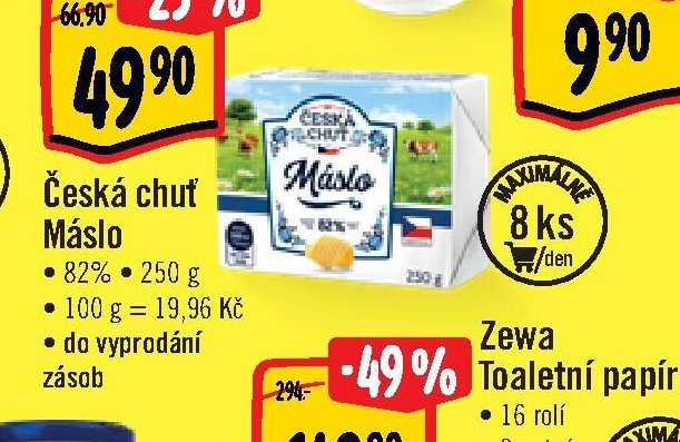 Česká chuť Máslo