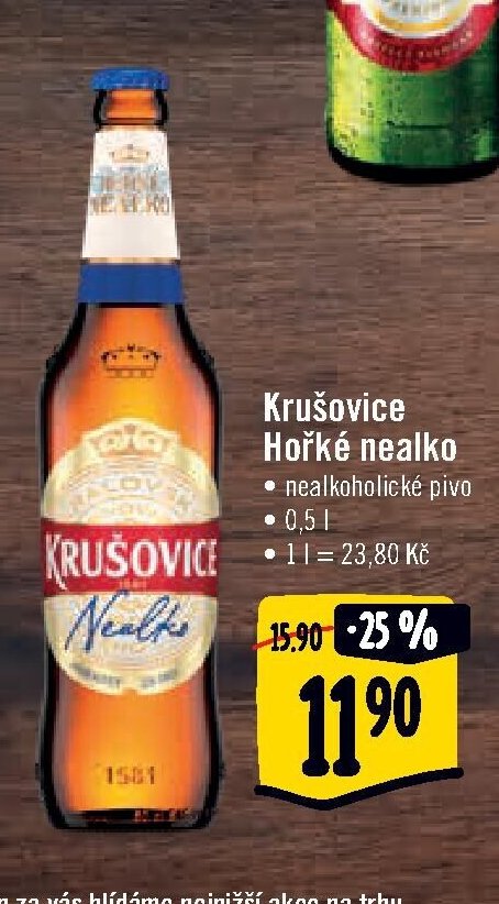 Krušovice Hořké nealko