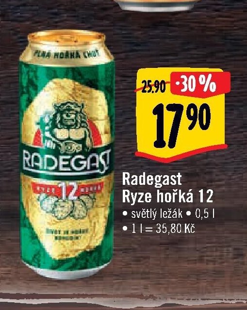 Radegast Ryze hořká 12