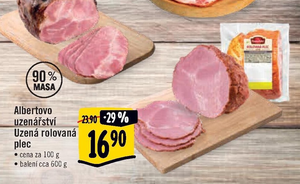Albertovo uzenářství Uzená rolovaná plec