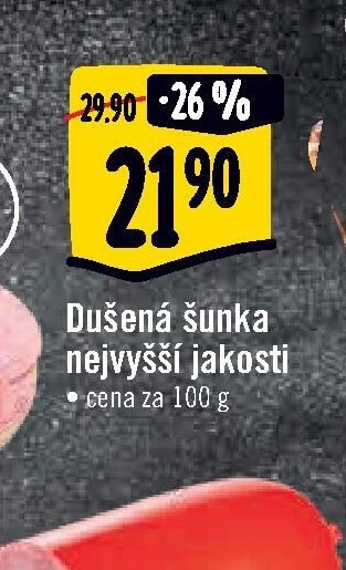 Dušená šunka nejvyšší jakosti