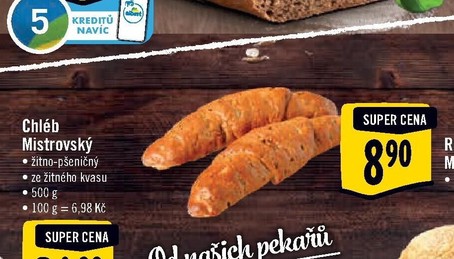Rohlík Mlynářský žitný