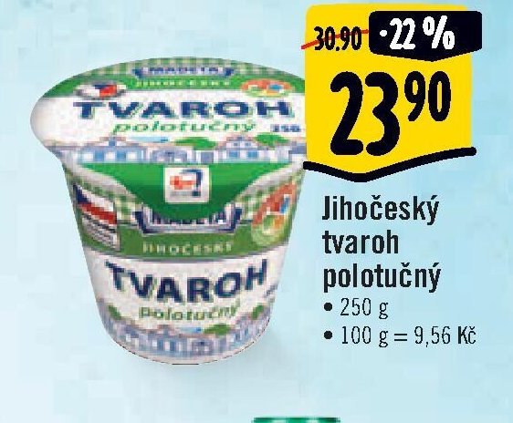 Jihočeský tvaroh polotučný