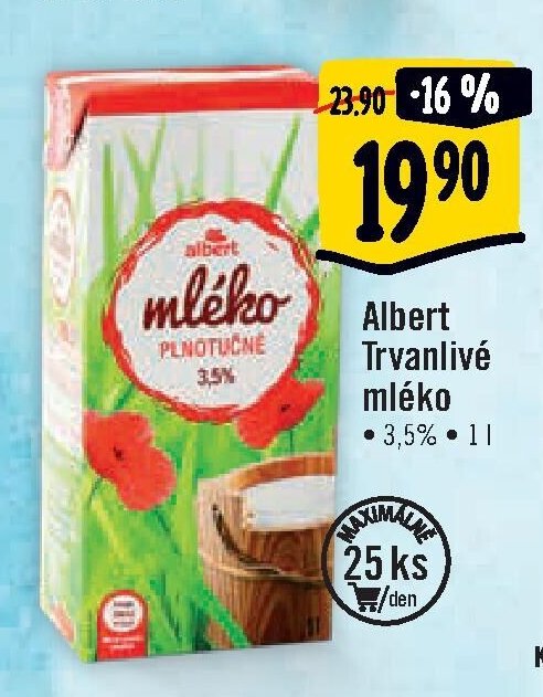 Albert Trvanlivé mléko